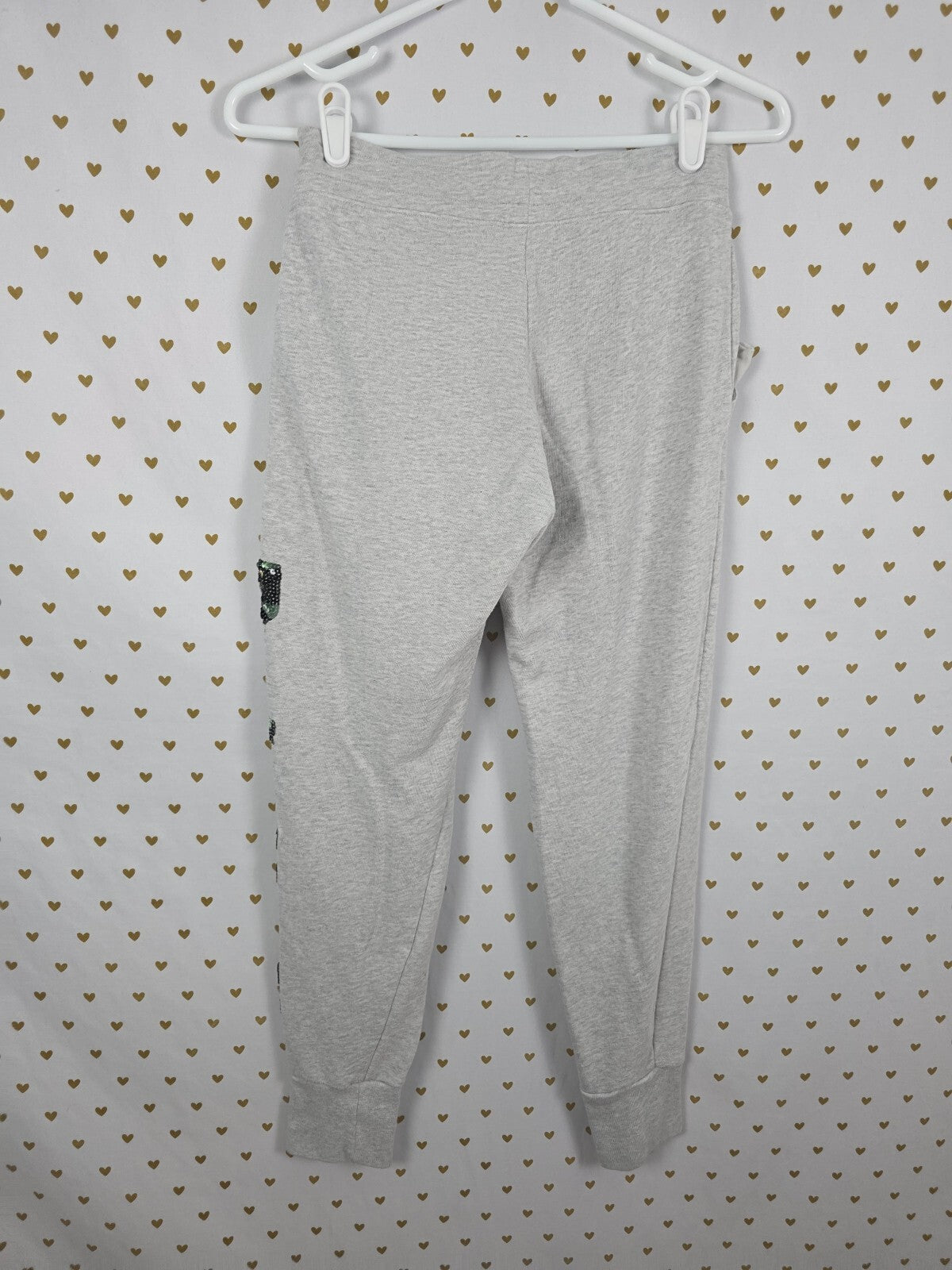 Victorias Secret PINK Camo BLING Sequined Camouflage Sweats Tapered XS