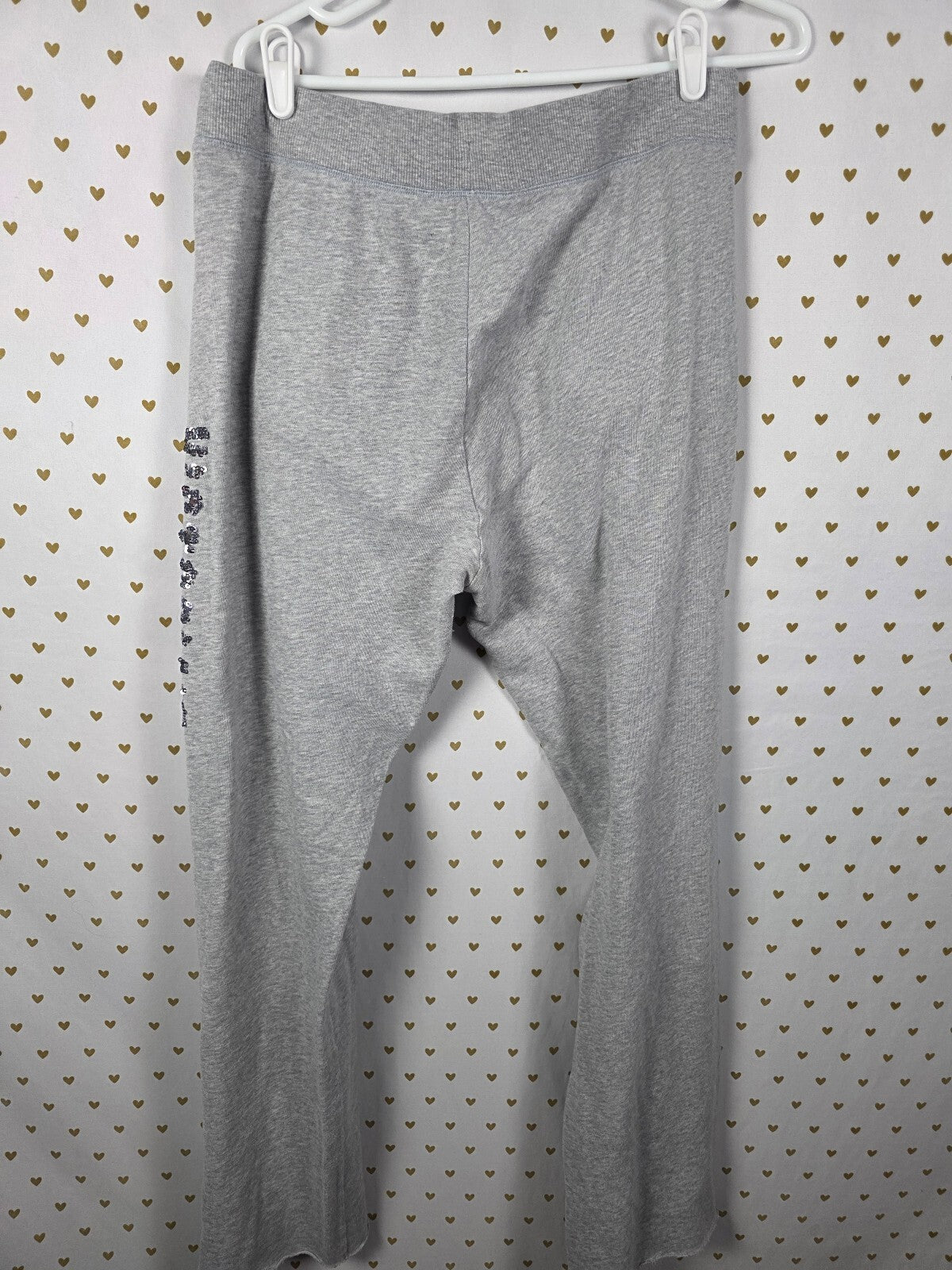 Victorias Secret Wings Angels Bling Sequined Sweats Sweatpants Medium Long