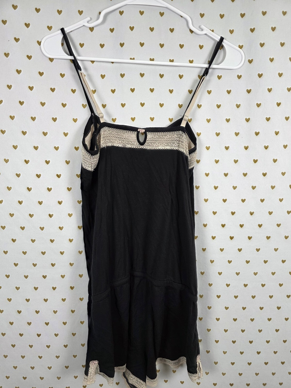 Victorias Secret Soft Black Romper Sleep Outfit Small