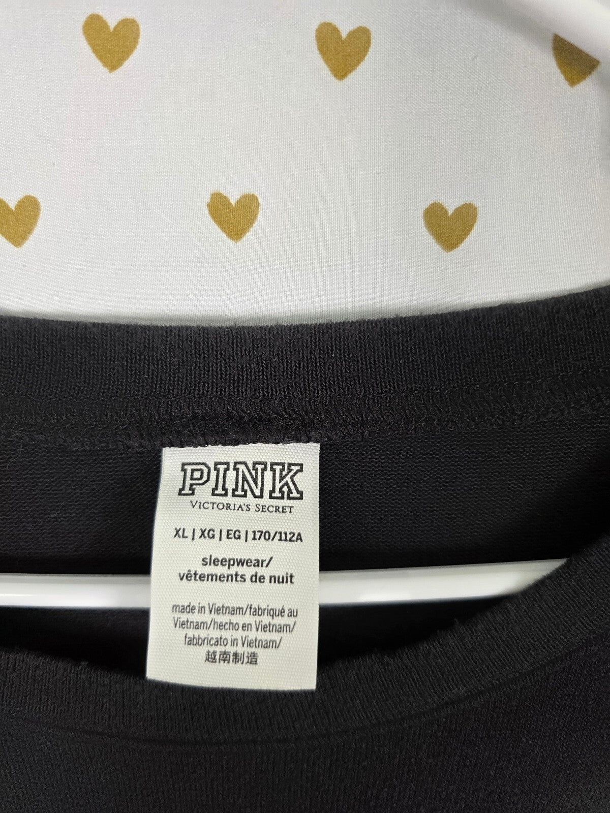 Victorias Secret PINK Gradient Logo Stretch Long sleeve Knit Shirt XL