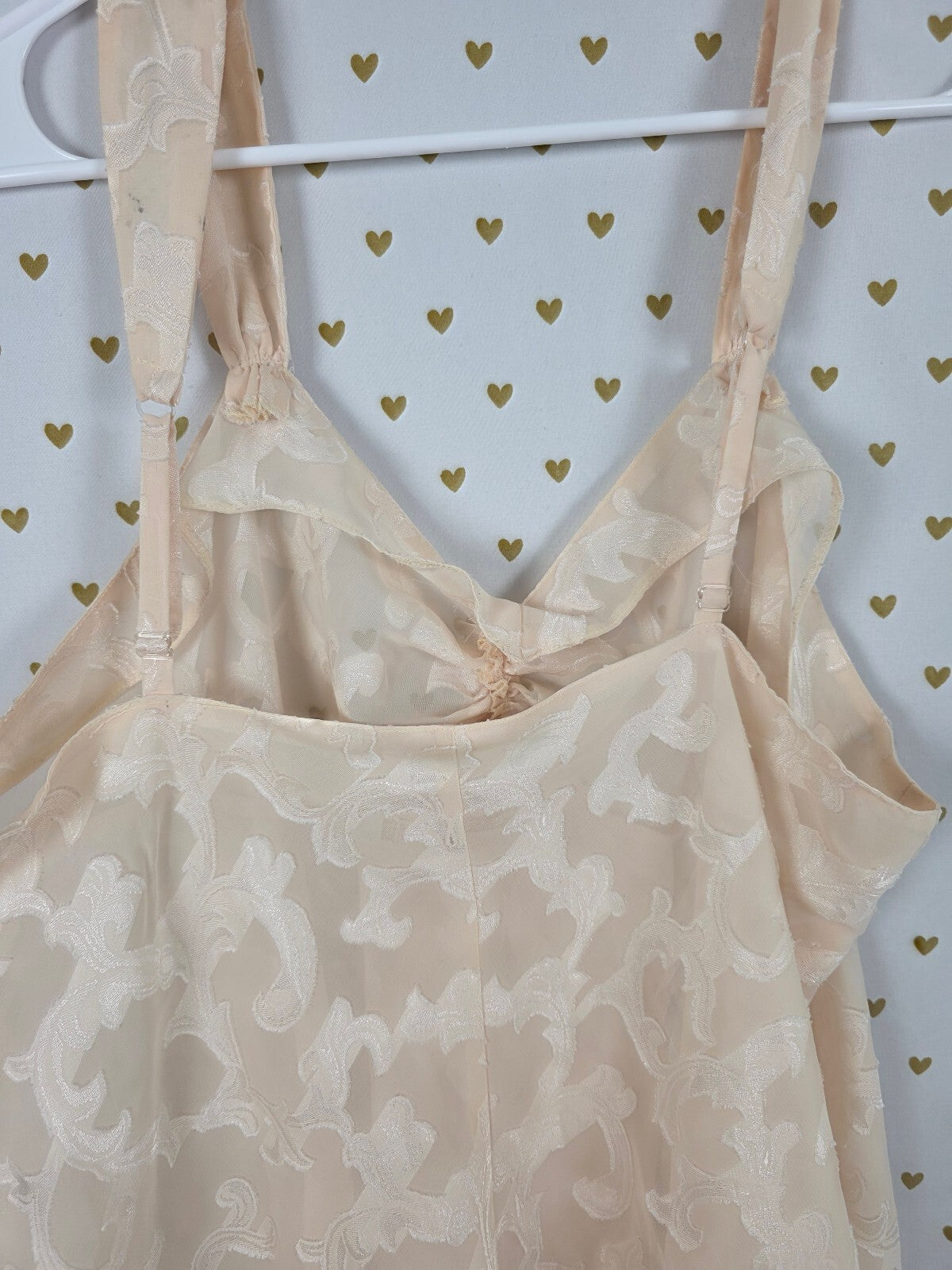 Vintage Victoria's Secret Gold Label Chenille Babydoll Nightgown L