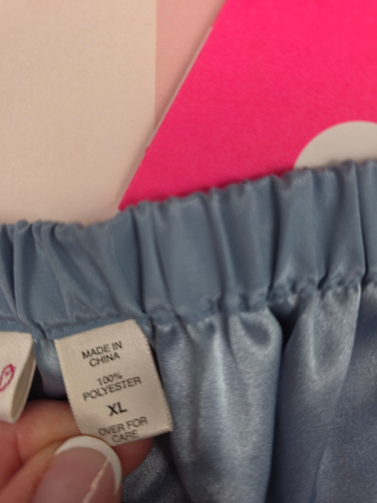 Victorias Secret Vintage Blue Heart Label XL Sleep Pants Pajama PJ Bottoms