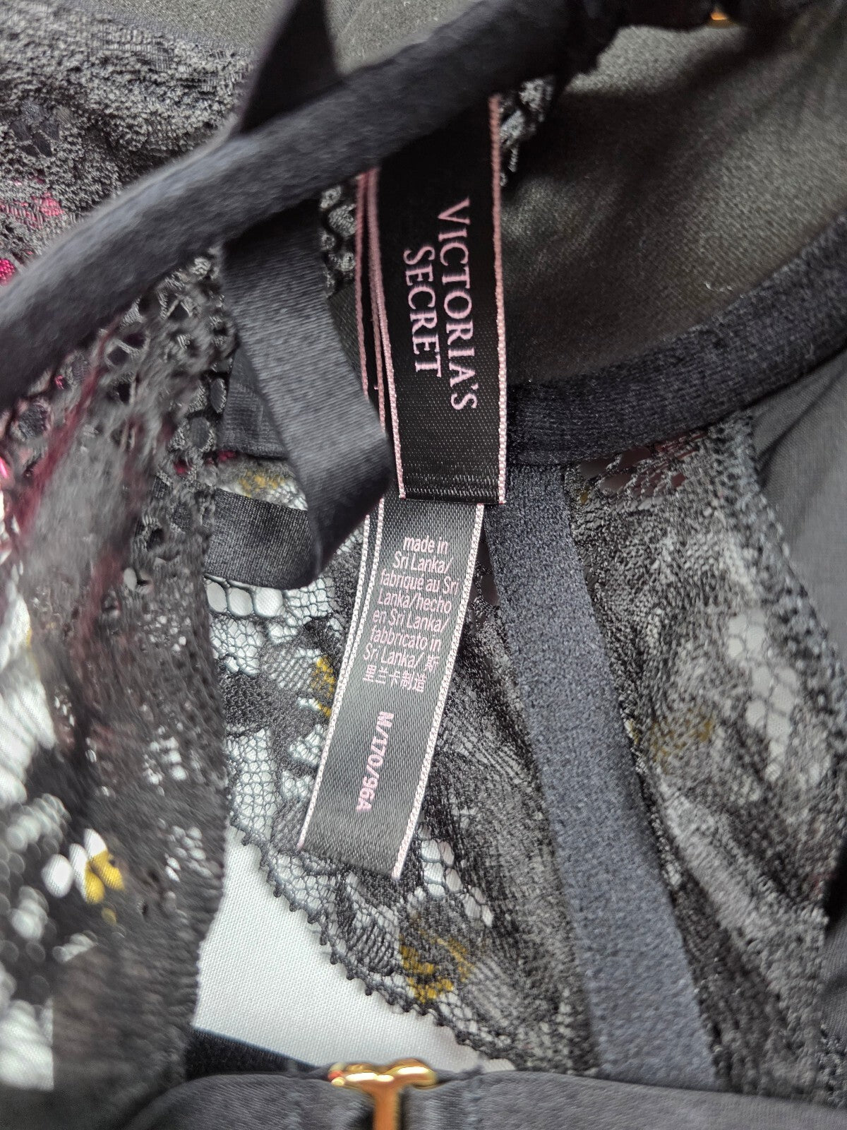 Victorias Secret BOMBSHELL add 2 Sizes Push Up Teddy Thong MEDIUM Lingerie