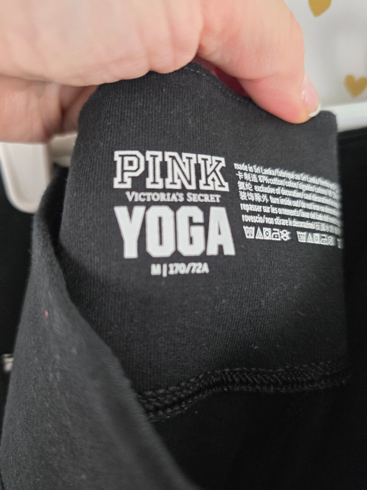 Victorias Secret PINK MERMAID Flip Bling Sequined SET M L Tee Yoga Pants HTF