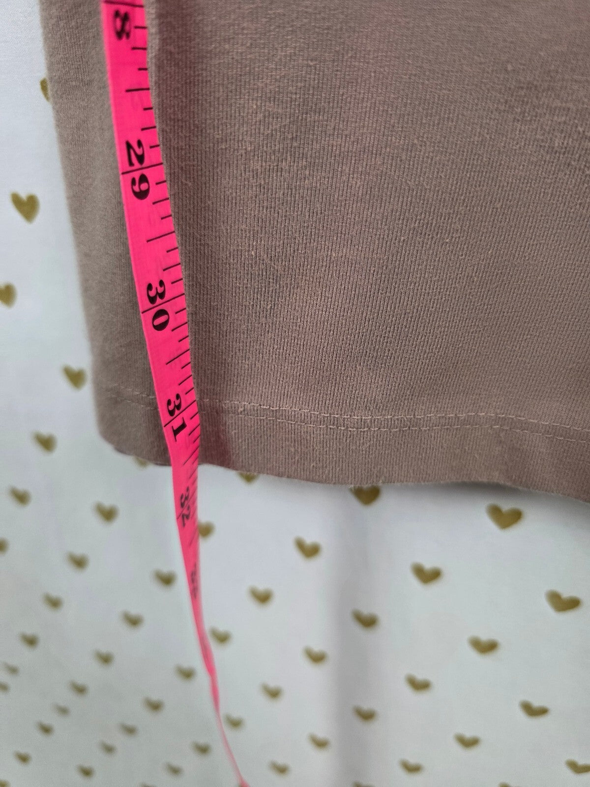 Victorias Secret PINK Beige Foldover Flare Yoga Pants Medium