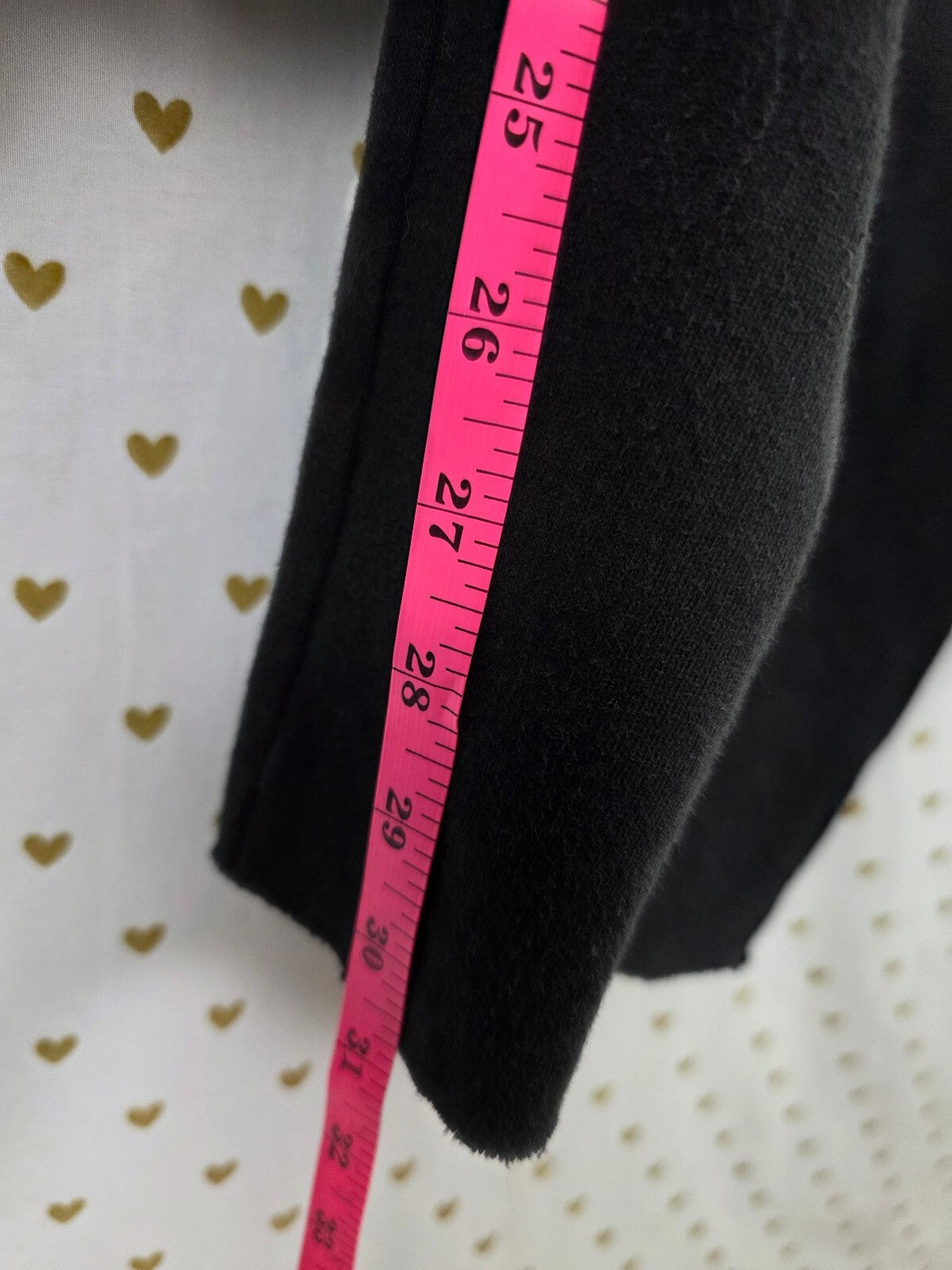 Victorias Secret PINK Black Logo Sweats Sweatpants XL Flared