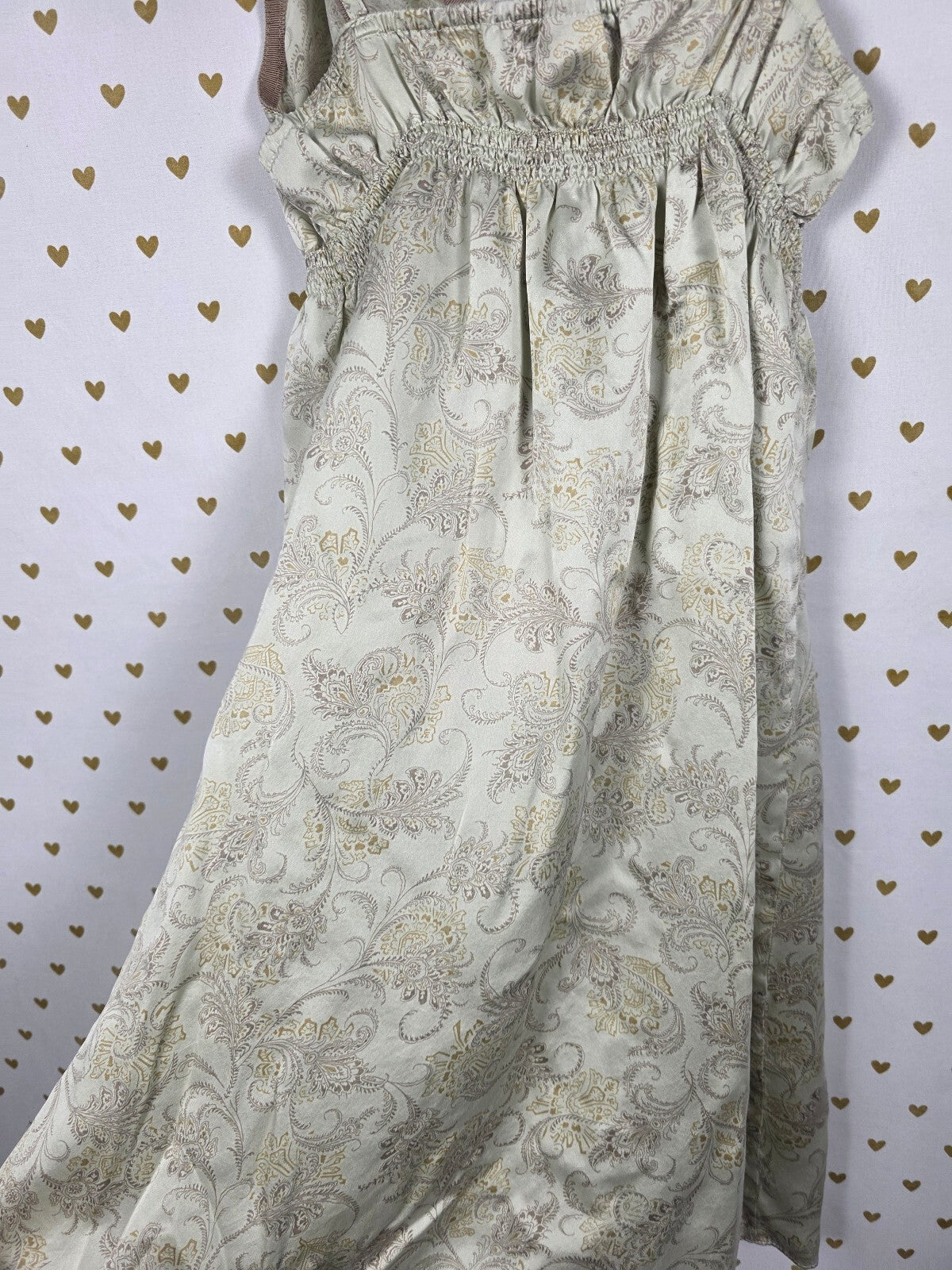 Victorias Secret 100% Silk Nightie Lingerie Slip Dress Floral Small