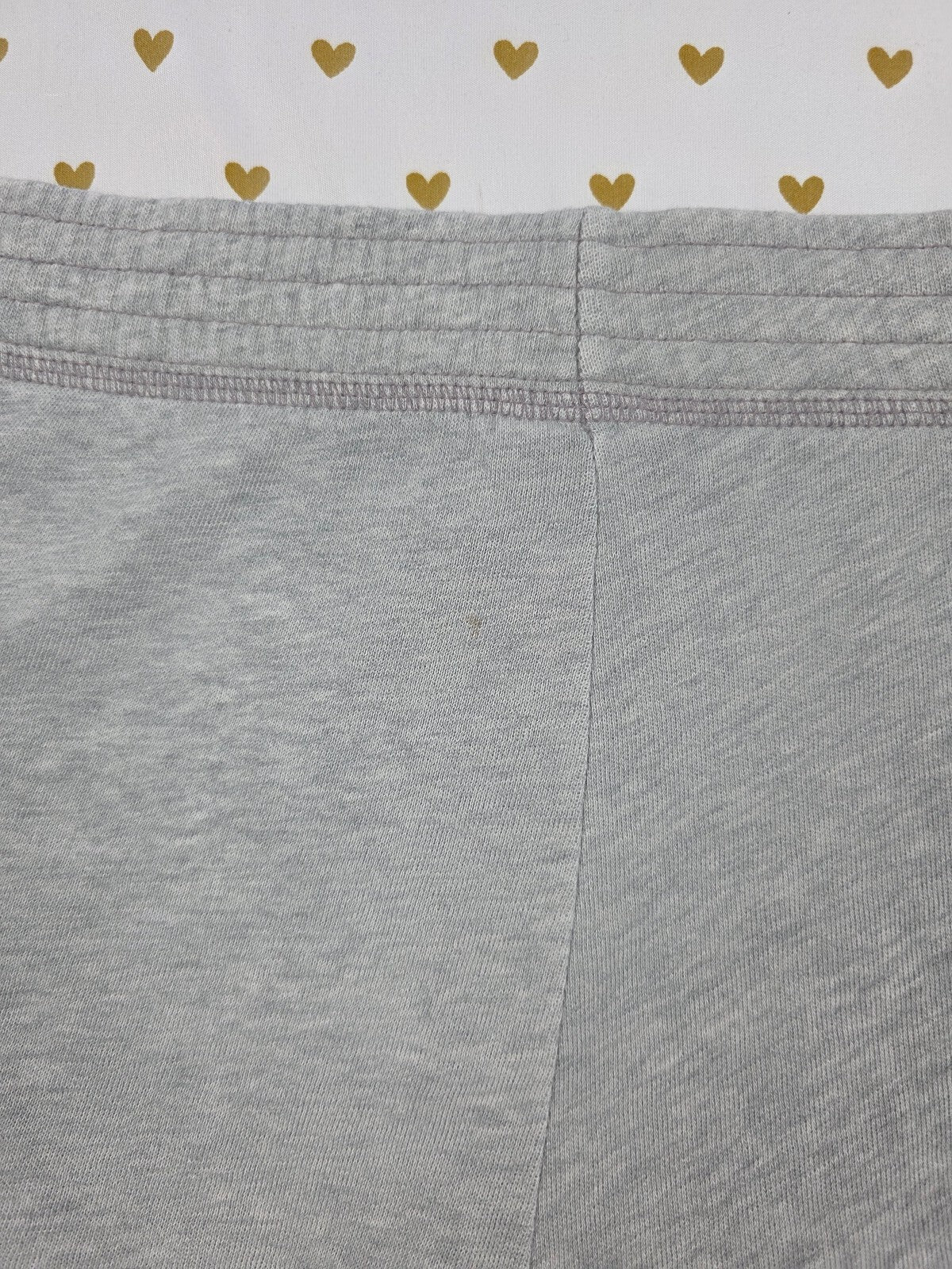 Victorias Secret PINK Vintage Grey heart Booty Shorts Y2k MEDIUM