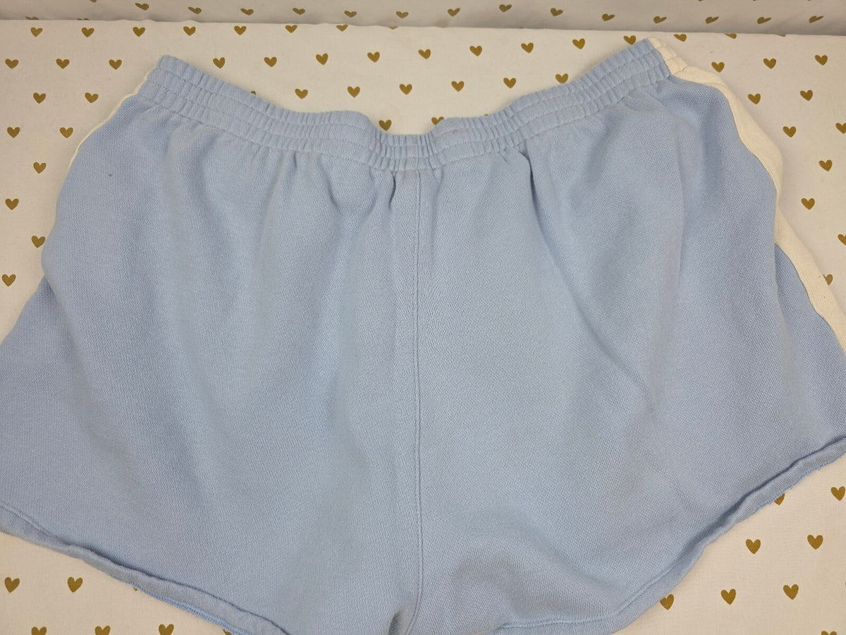 Victorias Secret PINK Blue Crest Logo Sweat Shorts 2XL XXL