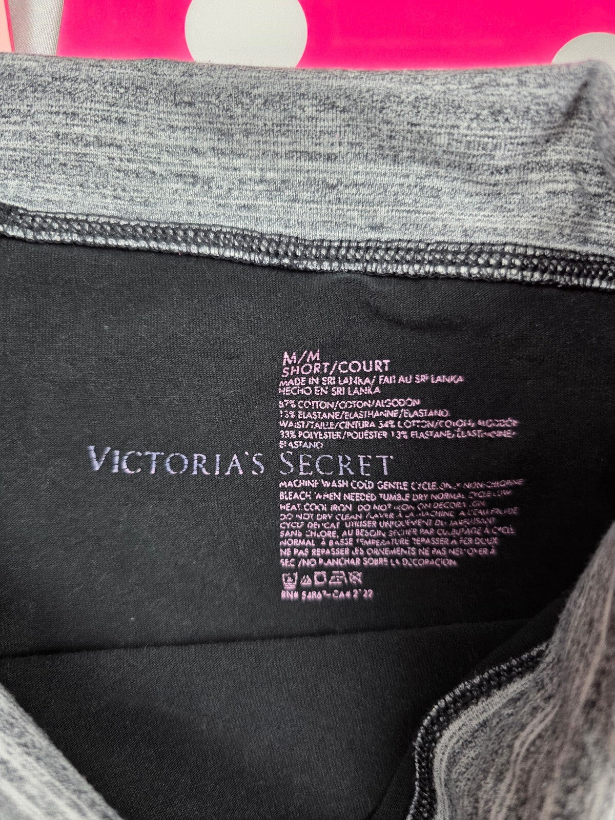 Victorias Secret Angels WINGS Foldover Yoga Shorts Medium