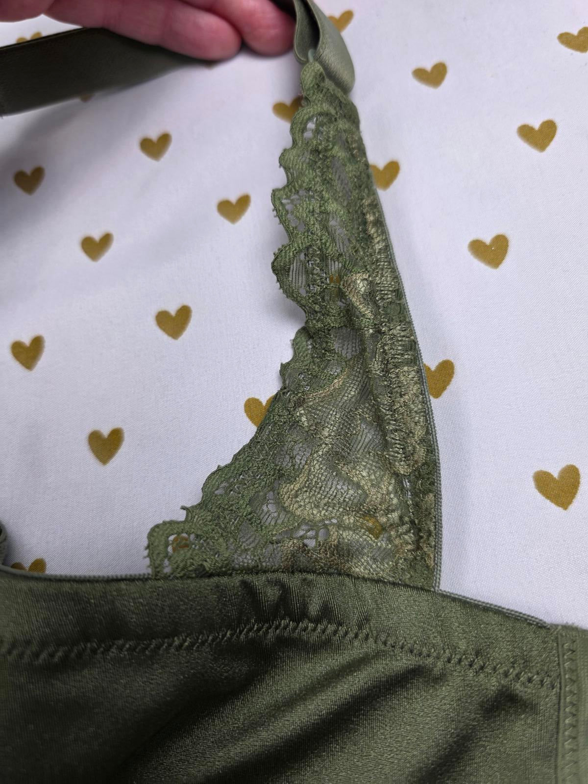 Cacique Green 42H Smooth Balconette Demi Smoothing Bra