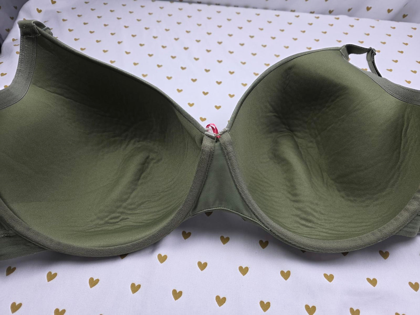 Cacique Green 42H Smooth Balconette Demi Smoothing Bra
