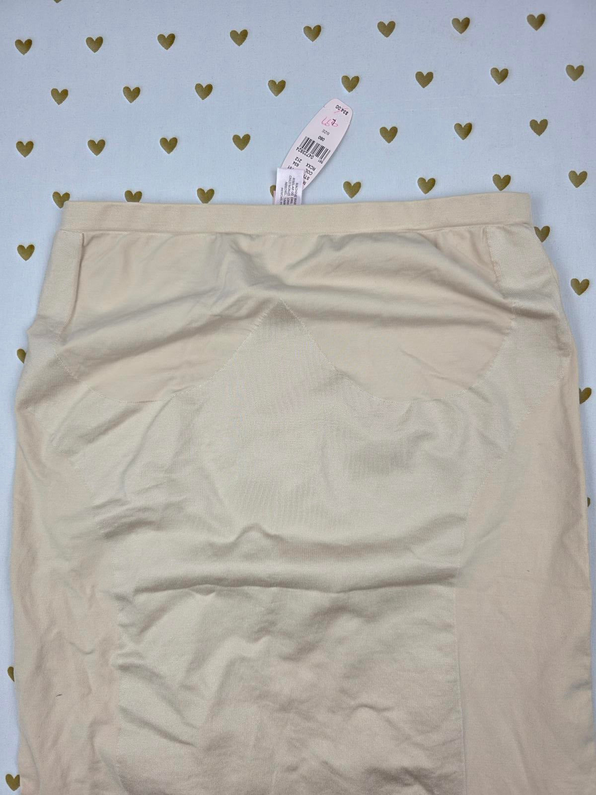 Victorias Secret VINTAGE Y2K Shaper Dress NEW NWT '02 LARGE Beige Shapewear Slip
