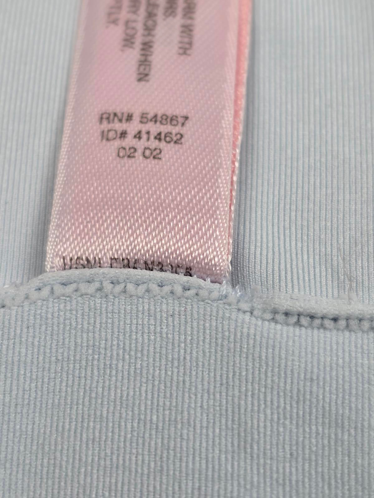 Victorias Secret VINTAGE Y2K Light Blue Tube Top Tank SMALL