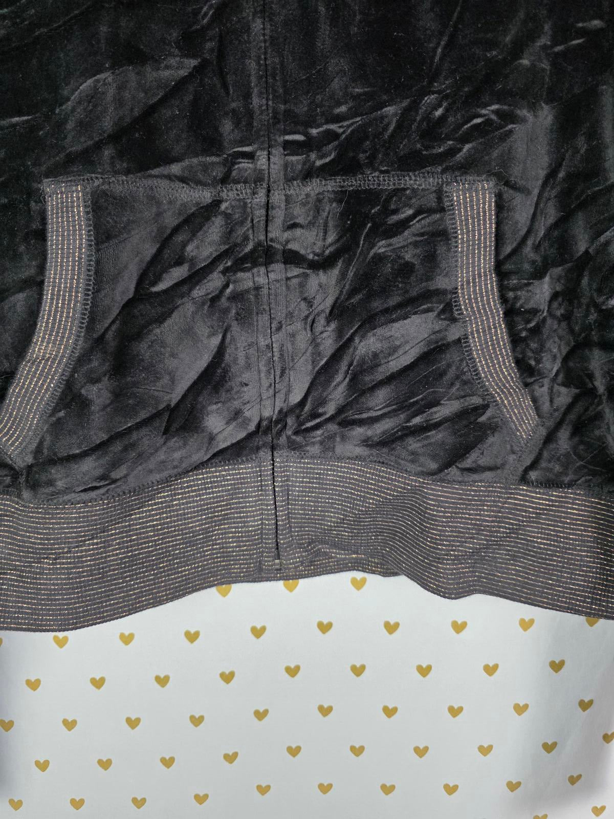 Victorias Secret Pink I LOVE TEXAS TECH Velour Parka Bling Jacket VTG y2k GRAIL