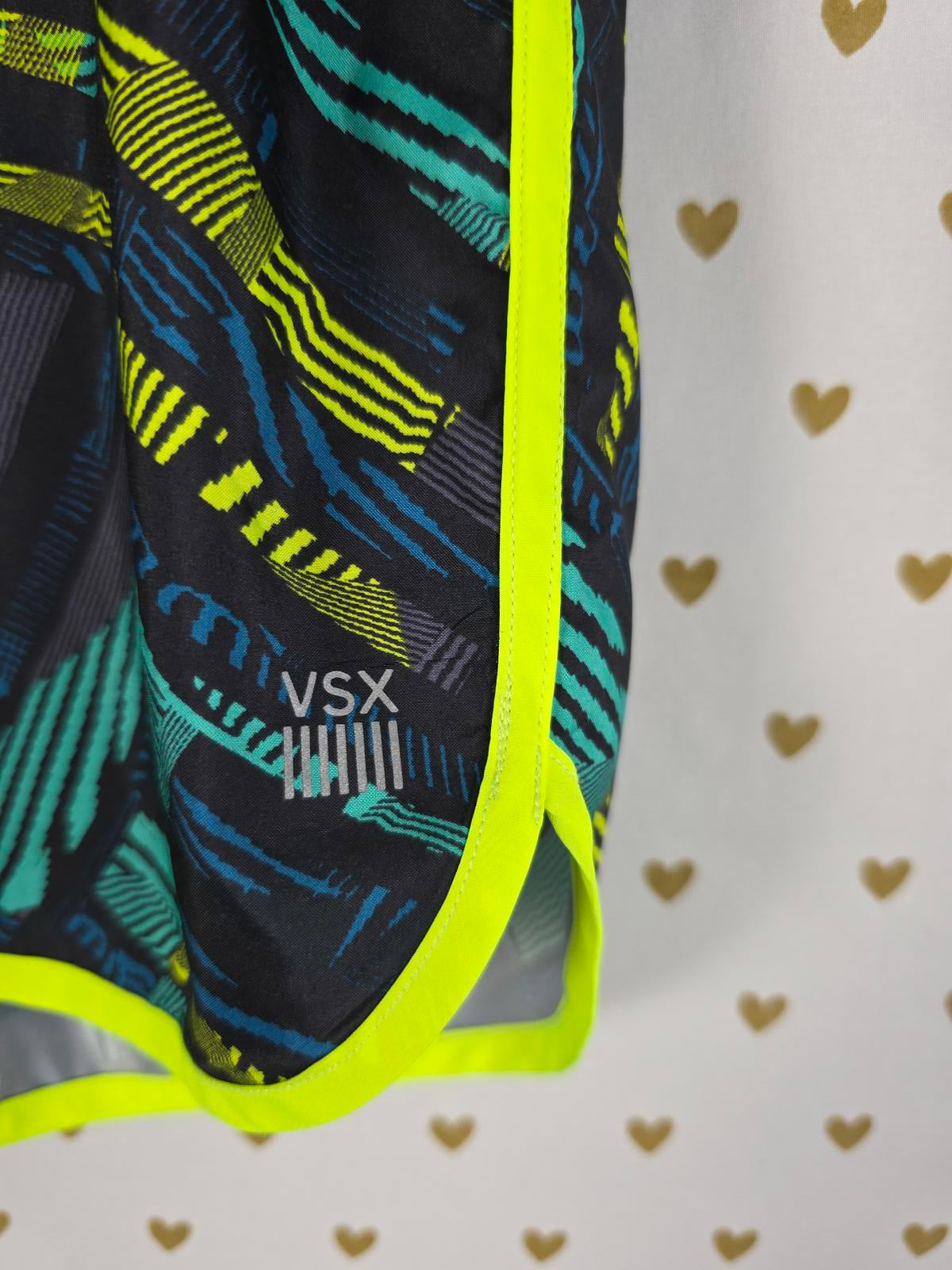 Victorias Secret VSX Active Running Neon Shorts with Liner MEDIUM
