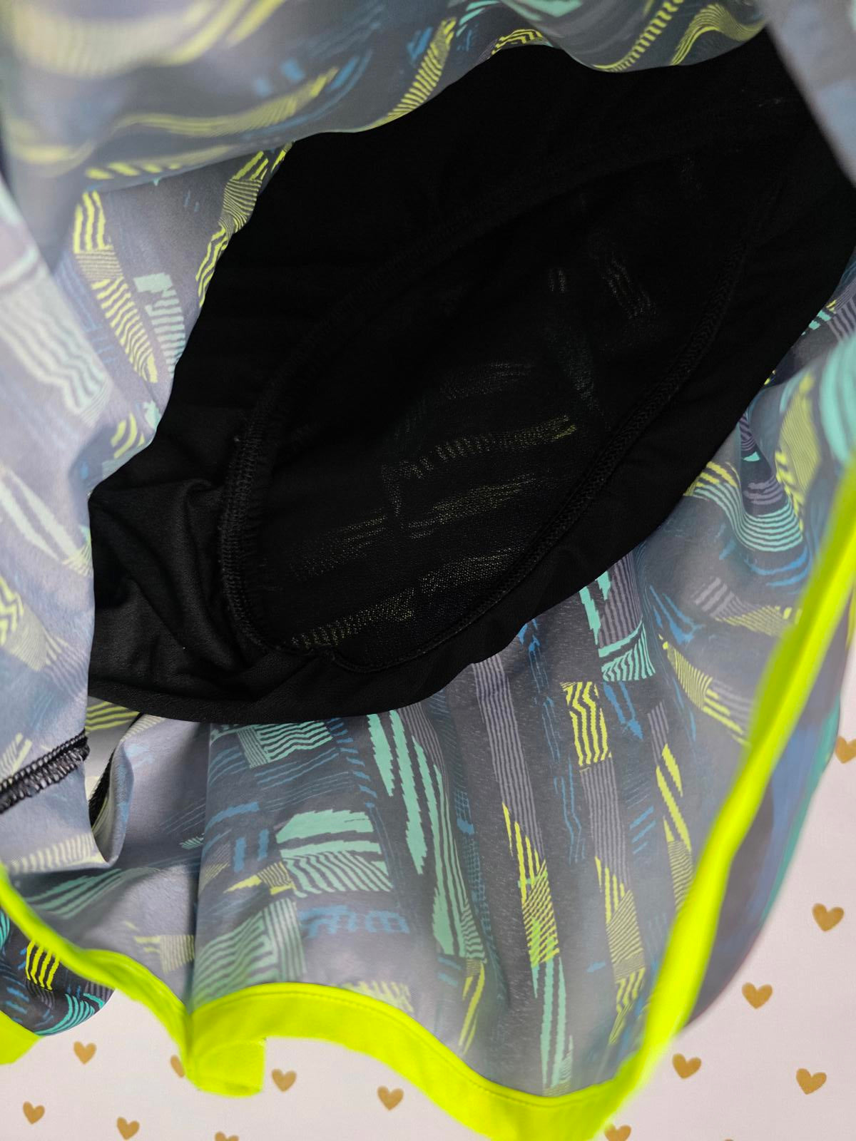 Victorias Secret VSX Active Running Neon Shorts with Liner MEDIUM