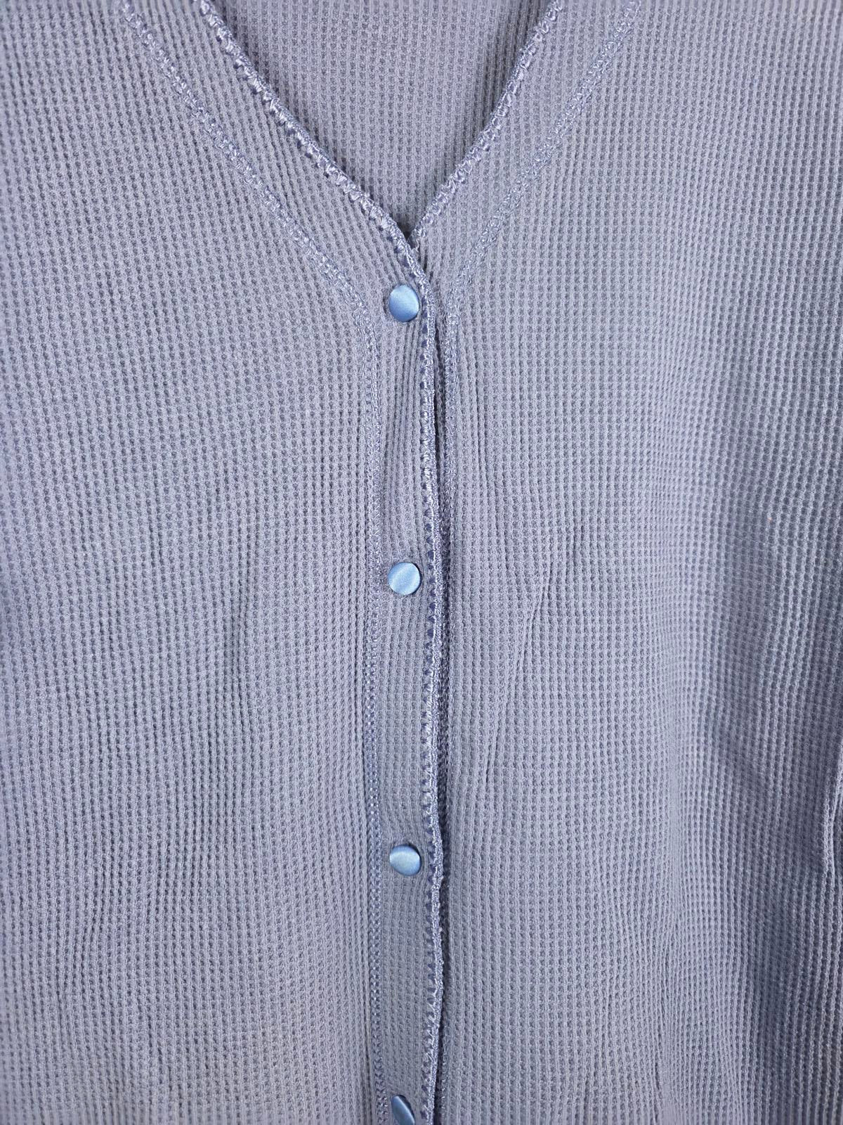 Victorias Secret Waffle Oversized Button Front warm Long sleeve shirt MEDIUM