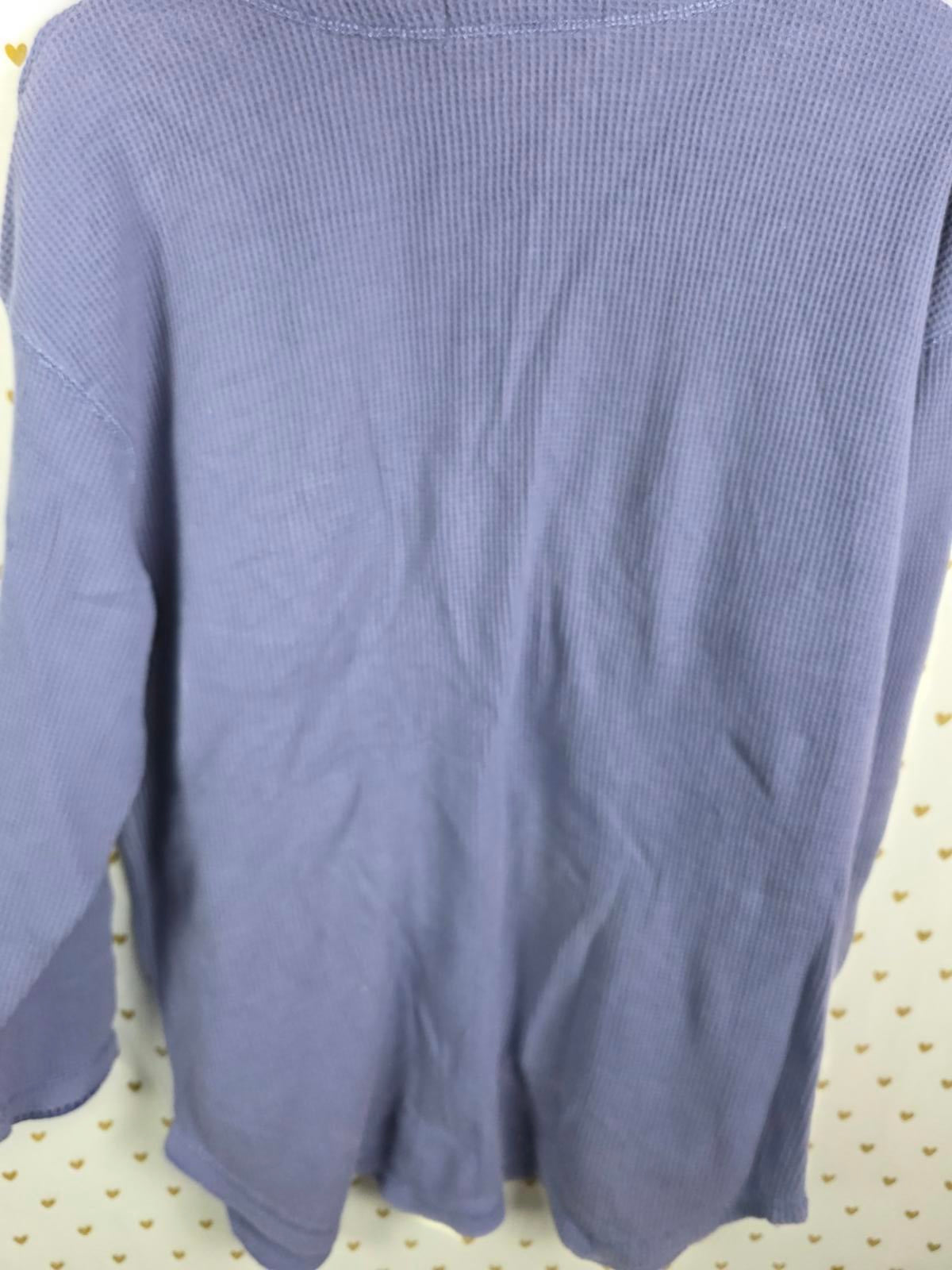 Victorias Secret Waffle Oversized Button Front warm Long sleeve shirt MEDIUM