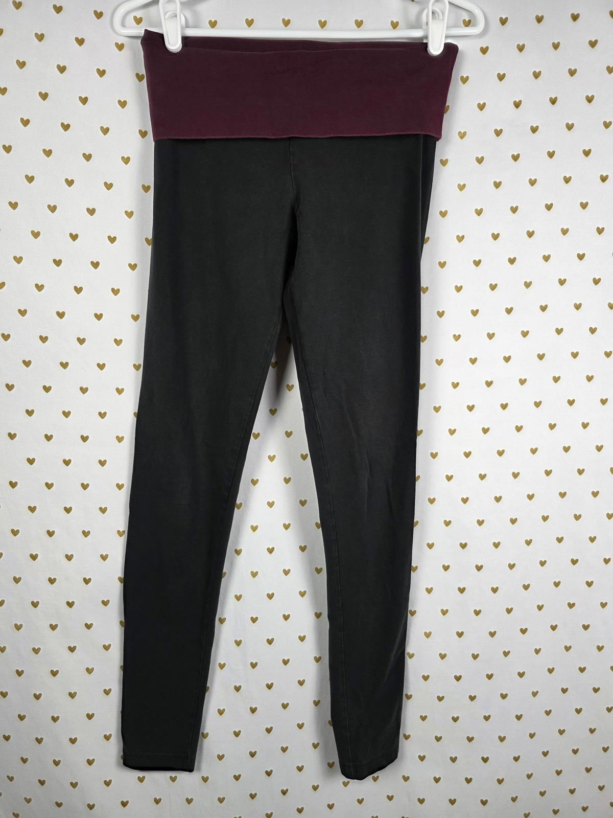 Victorias Secret PINK Foldover Y2k Yoga Pants BLING SEQUINED Fold Down SMALL