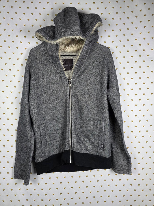 Victorias Secret SUPERMODEL ESSENTIALS Parka Hood Wings Jacket Coat MEDIUM FUR