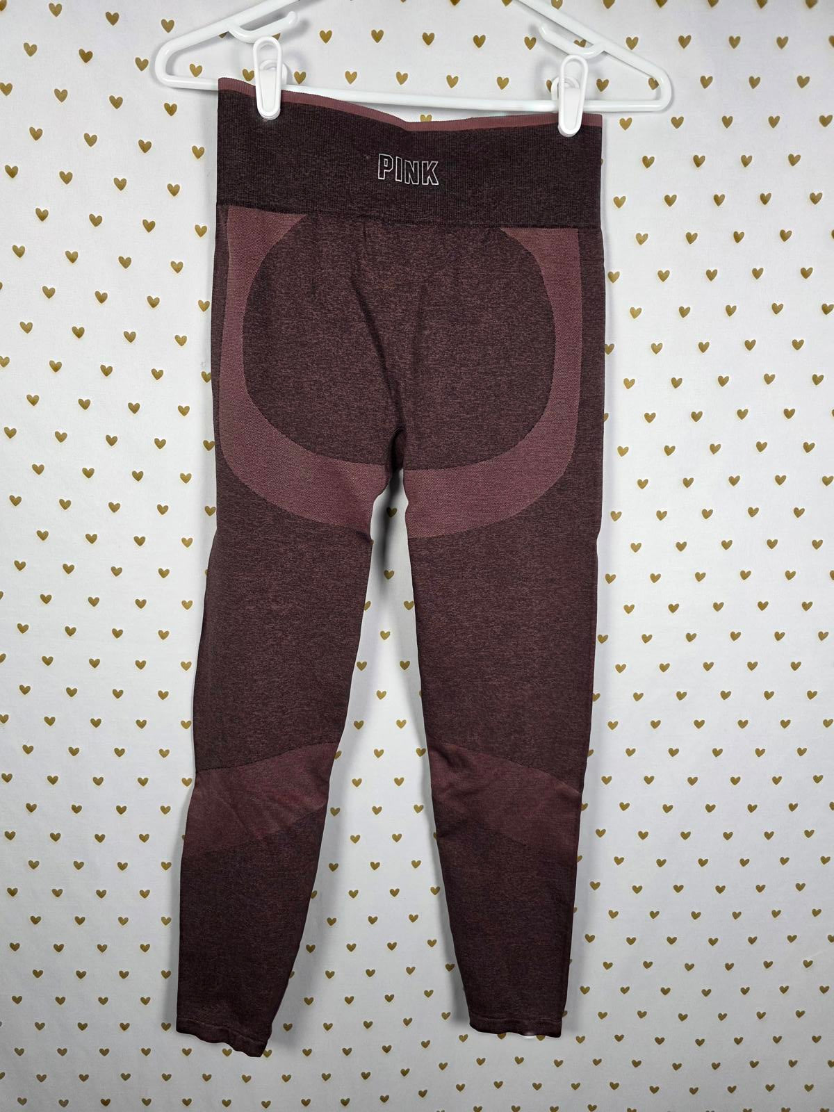 Victorias Secret PINK SEAMLESS Medium Marled Leggings Yoga Pants