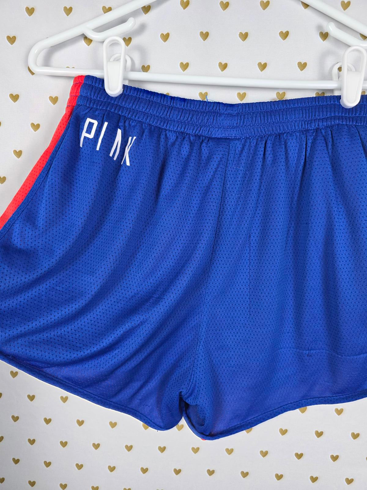 Victorias secret PINK CHICAGO CUBS SMALL athletic shorts lined  MLB