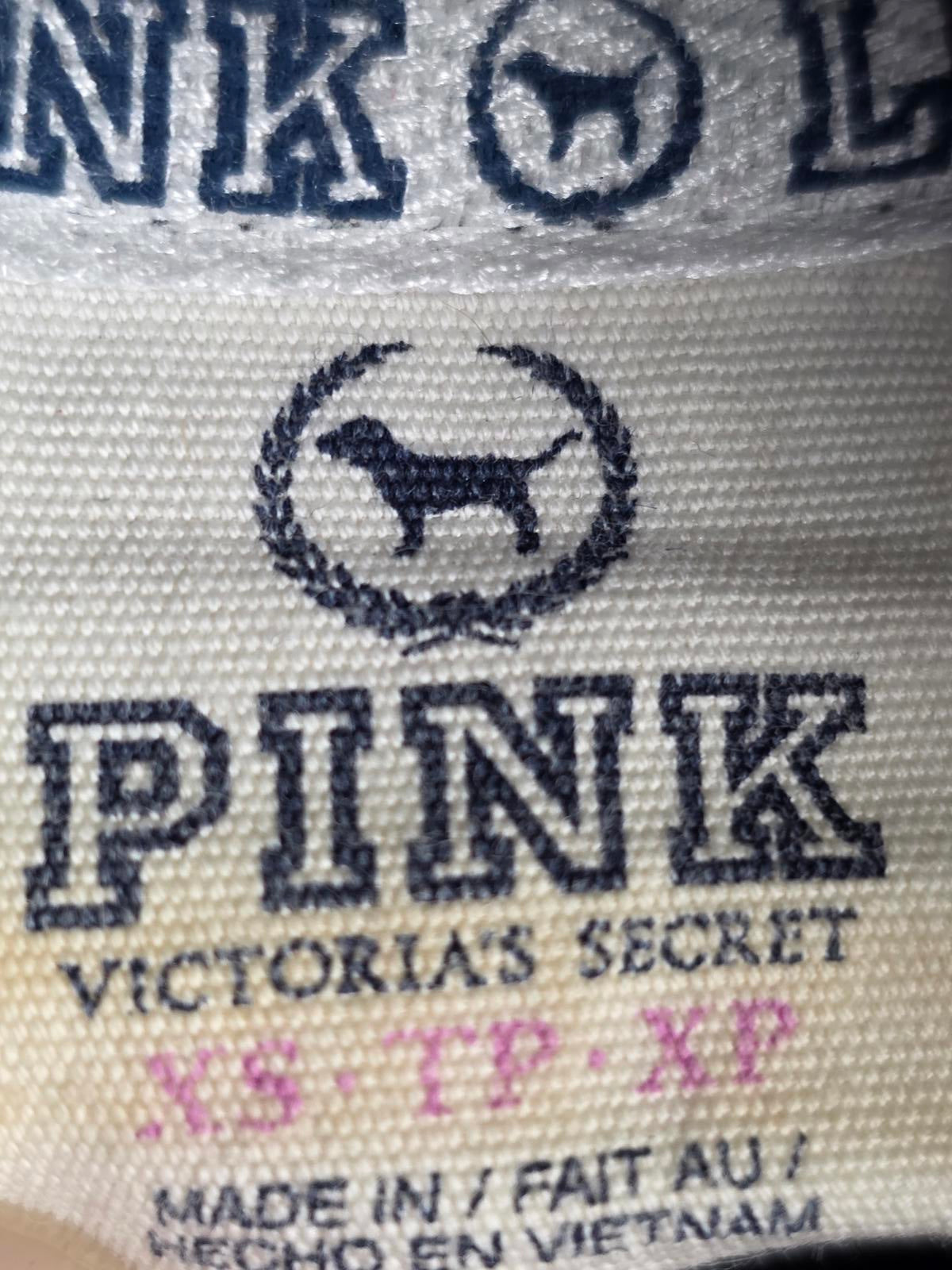 Victorias Secret Pink BLING GOLD CHEETAH Logo Hoodie Jacket Full Zip VTG XS