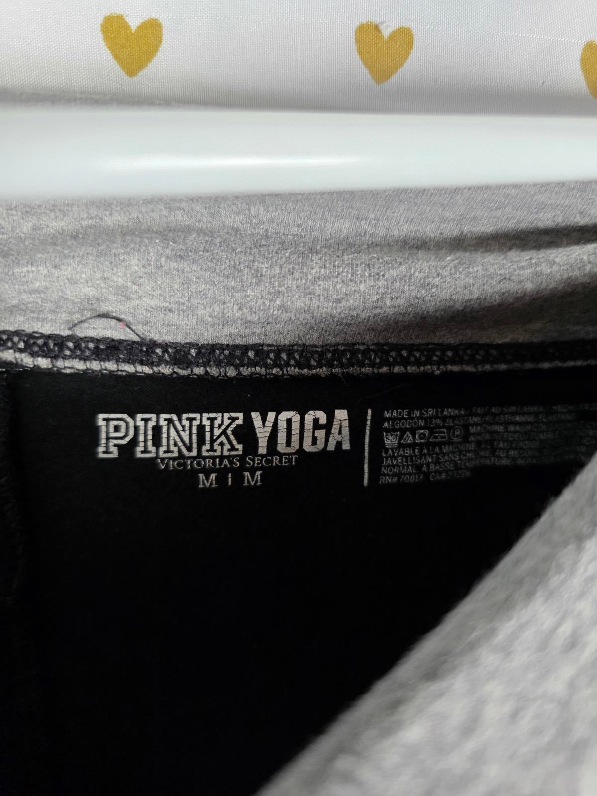 Victorias Secret PINK RARE SKULL Yoga Pants 2013 Capri FOLDOVER Medium