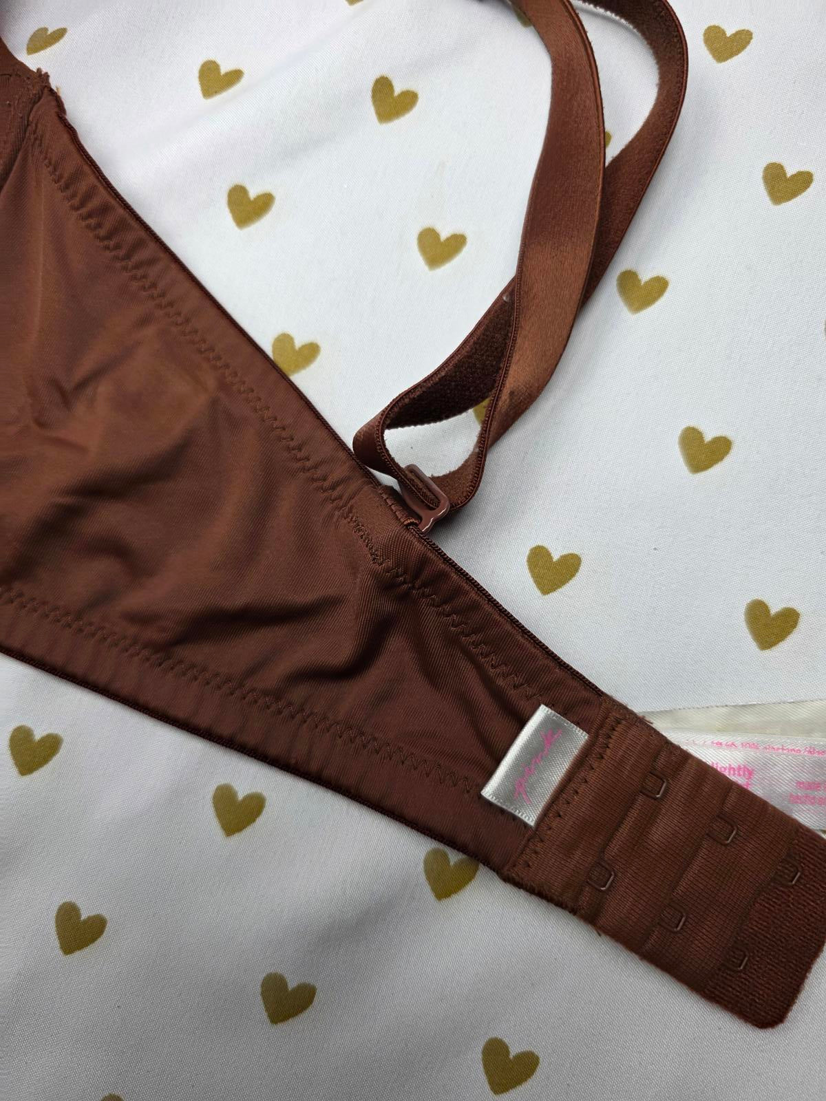 Victorias Secret PINK Brown 36DDD Wear Everywhere T shirt lightly Lined Bra