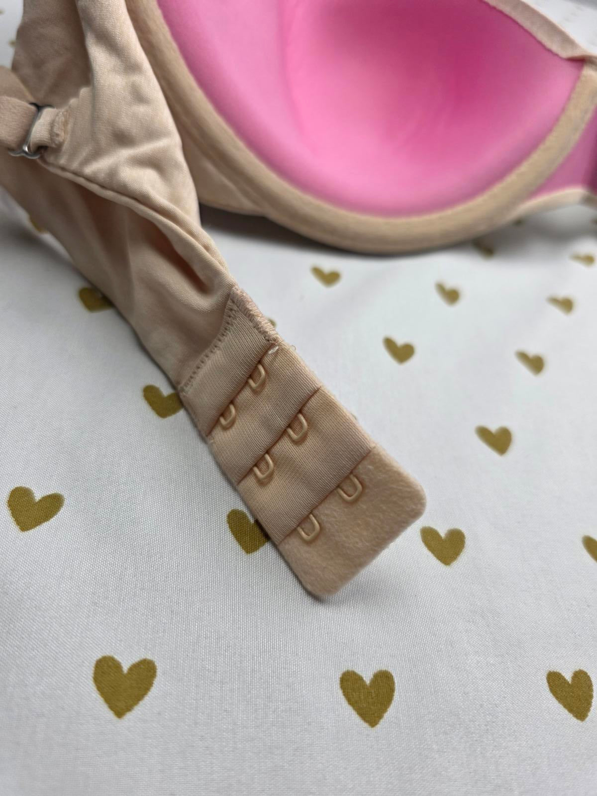 Victorias Secret PINK Vintage 34DD Beige Light Lift Bra