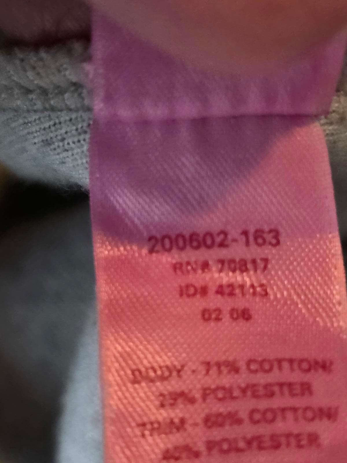 Victorias Secret Pink VINTAGE Grey Velour RARE Hoodie Full zip MEDIUM