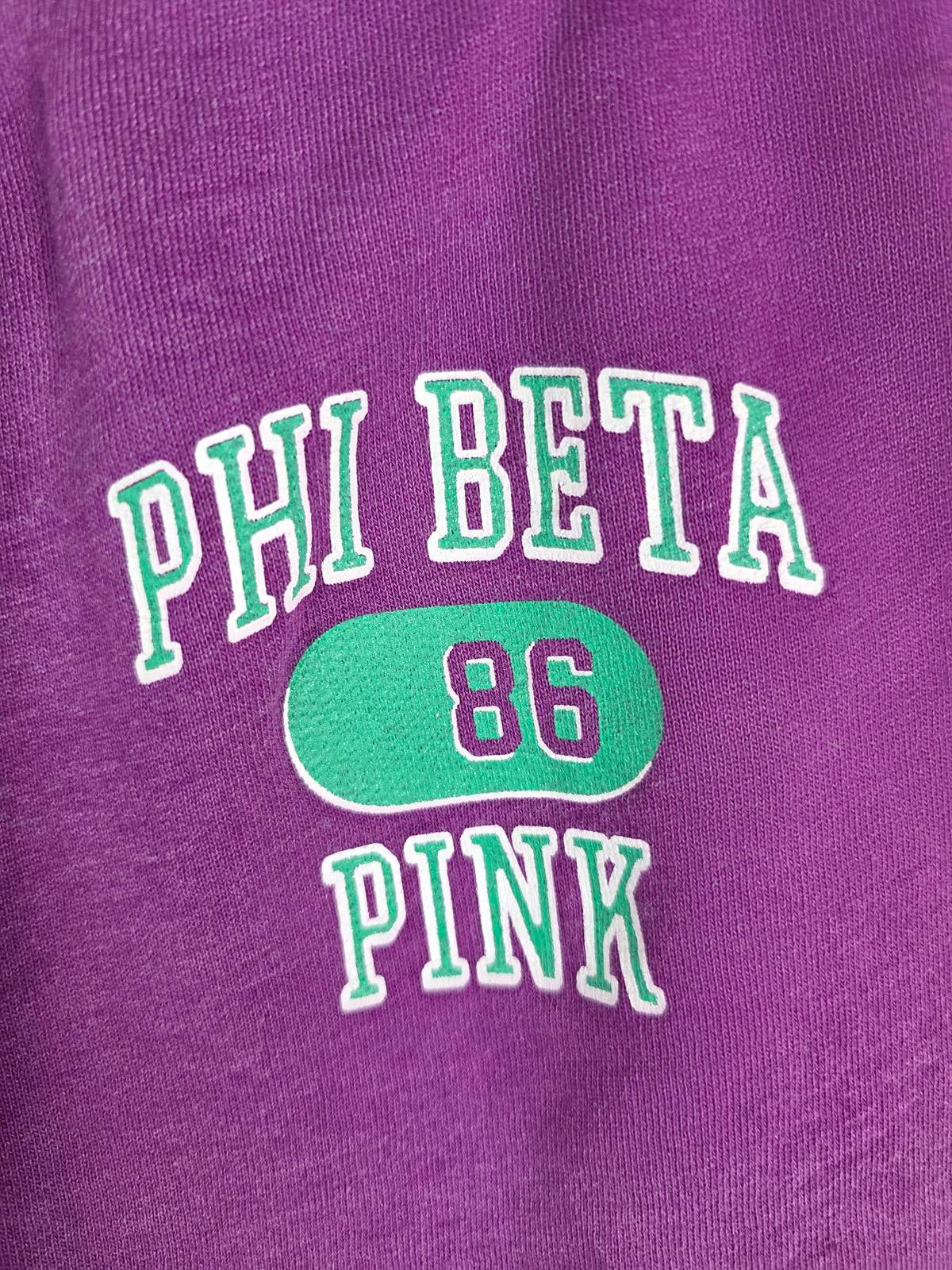 Victorias Secret PINK PHI BETA PINK Vintage Y2K Joggers Sweatpants Sweats XS