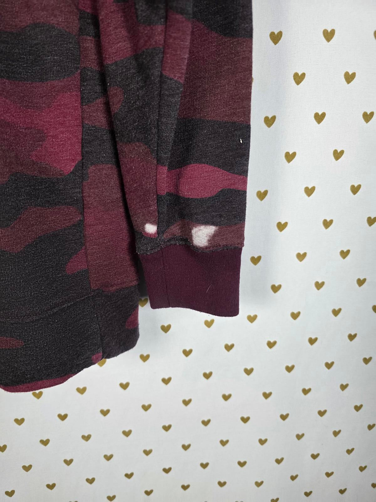 Victorias Secret Pink Bling Sherpa Pullover Hoodie Sequined Sweater XS