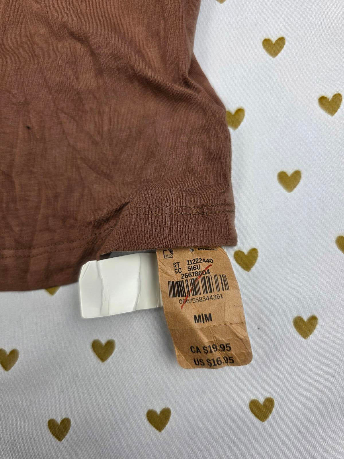 Victorias Secret Pink Brown Shelf Bra Tank Top NEW NWT Medium