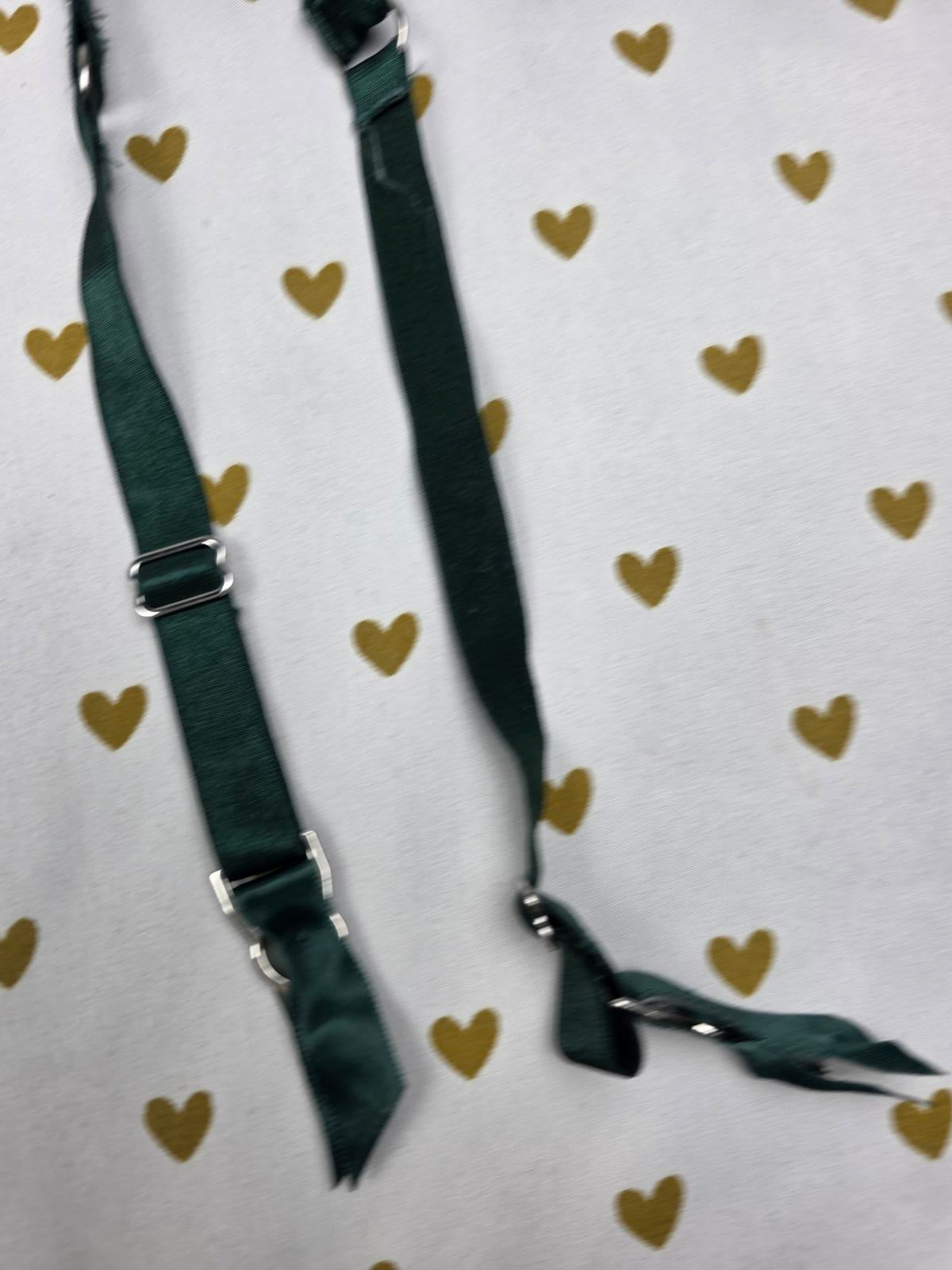 Victorias Secret BLING Shine Garter Belt Strap Green Medium Large Lingerie