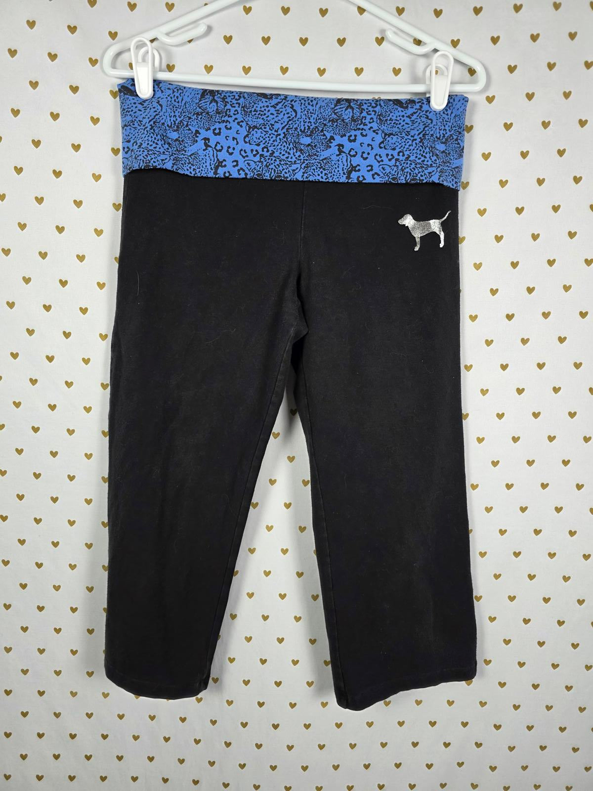 Victorias Secret PINK VINTAGE Foldover Yoga Pants VINTAGE MEDIUM