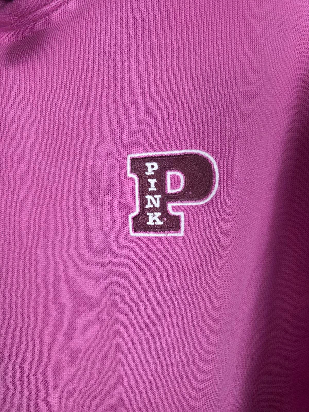 Victorias Secret Pink NEW NWT Logo Pullover Hoodie Sweater MEDIUM