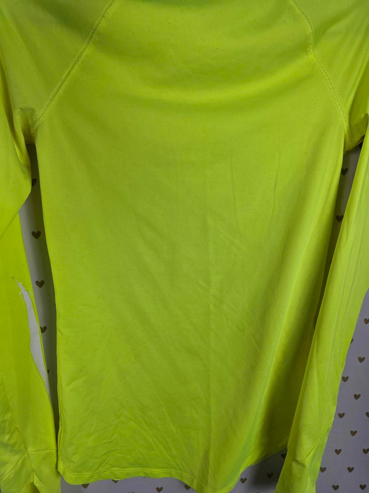 Victorias Secret PINK NEON Active Long Sleeve Logo Shirt XS