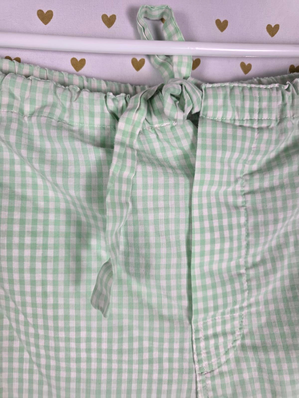 Victorias Secret VINTAGE Plaid Gingham Pajama Set Pants Shirt Long Sleeve '99 XS