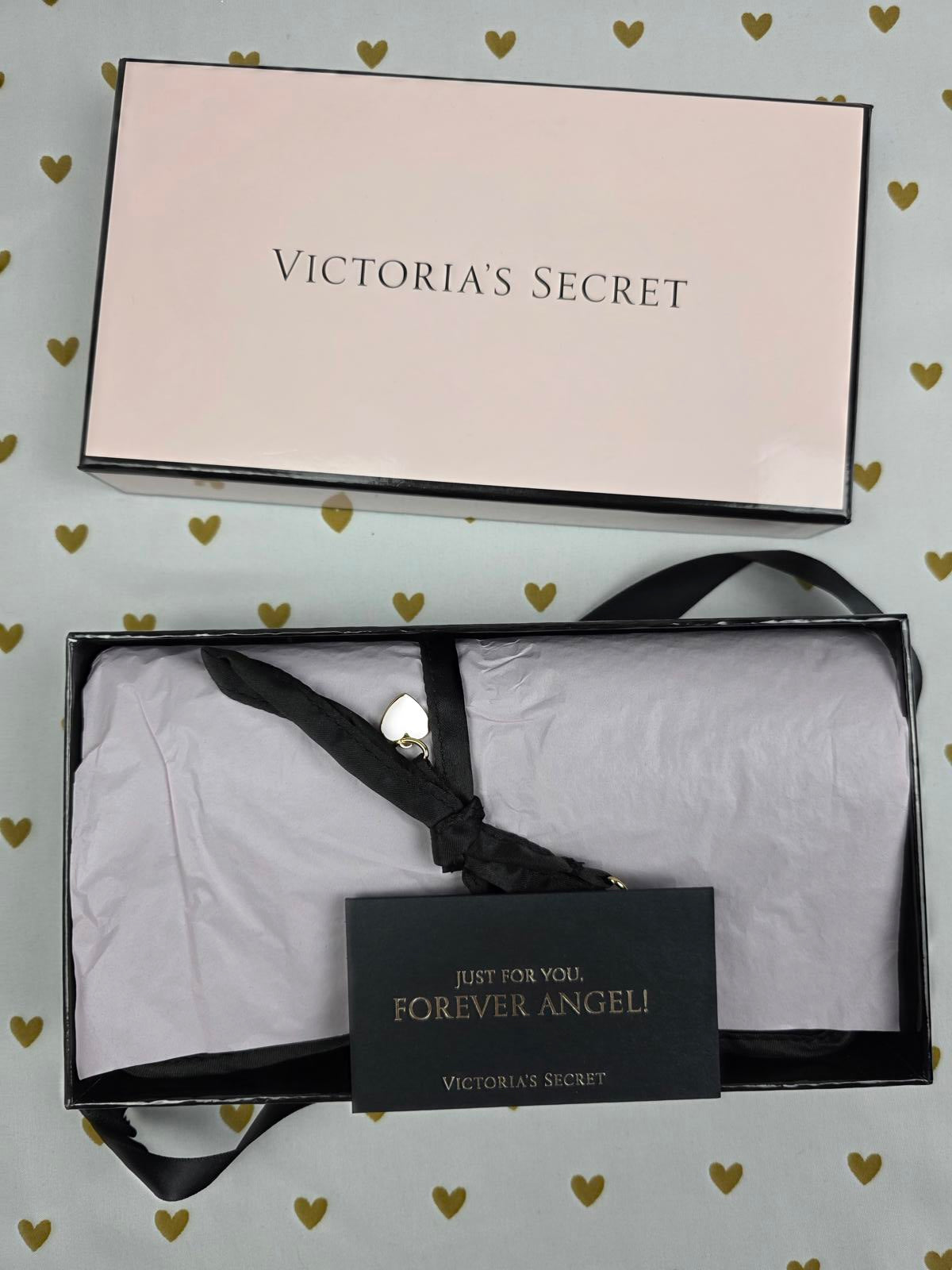 NWT Victoria's Secret Black Limited Edition Jewelry Travel Case Bag in BOX $65
