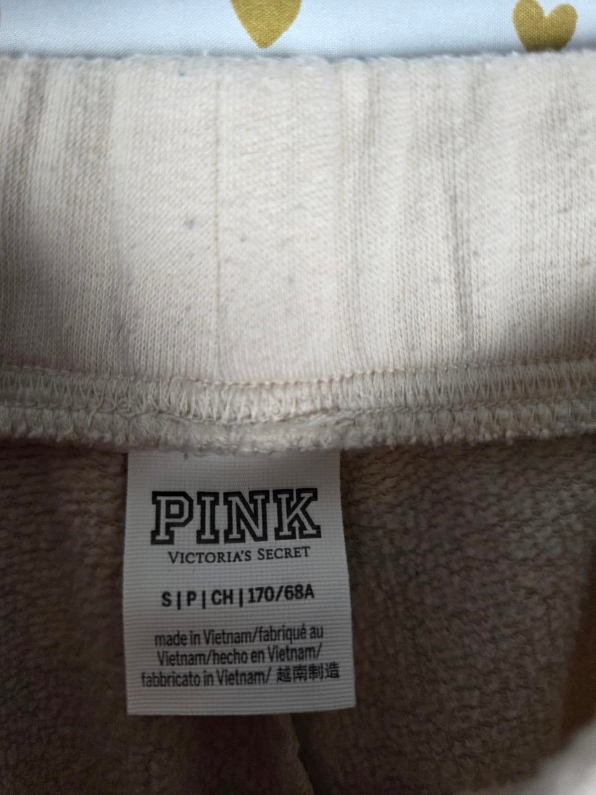 Victorias Secret Pink LEOPARD CHEETAH SET Hoodie Joggers Sweats SMALL Logo