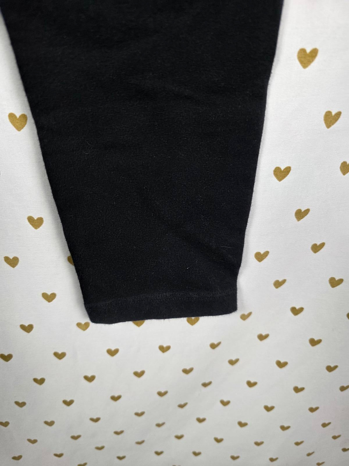 Victorias Secret PINK Purple VTG BLING Cheetah LOVE FOLDOVER Yoga Pants SMALL