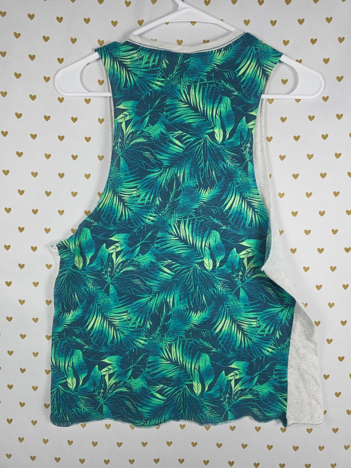 Victorias Secret PINK Hawaiian Accent Pocket Tank Top SMALL