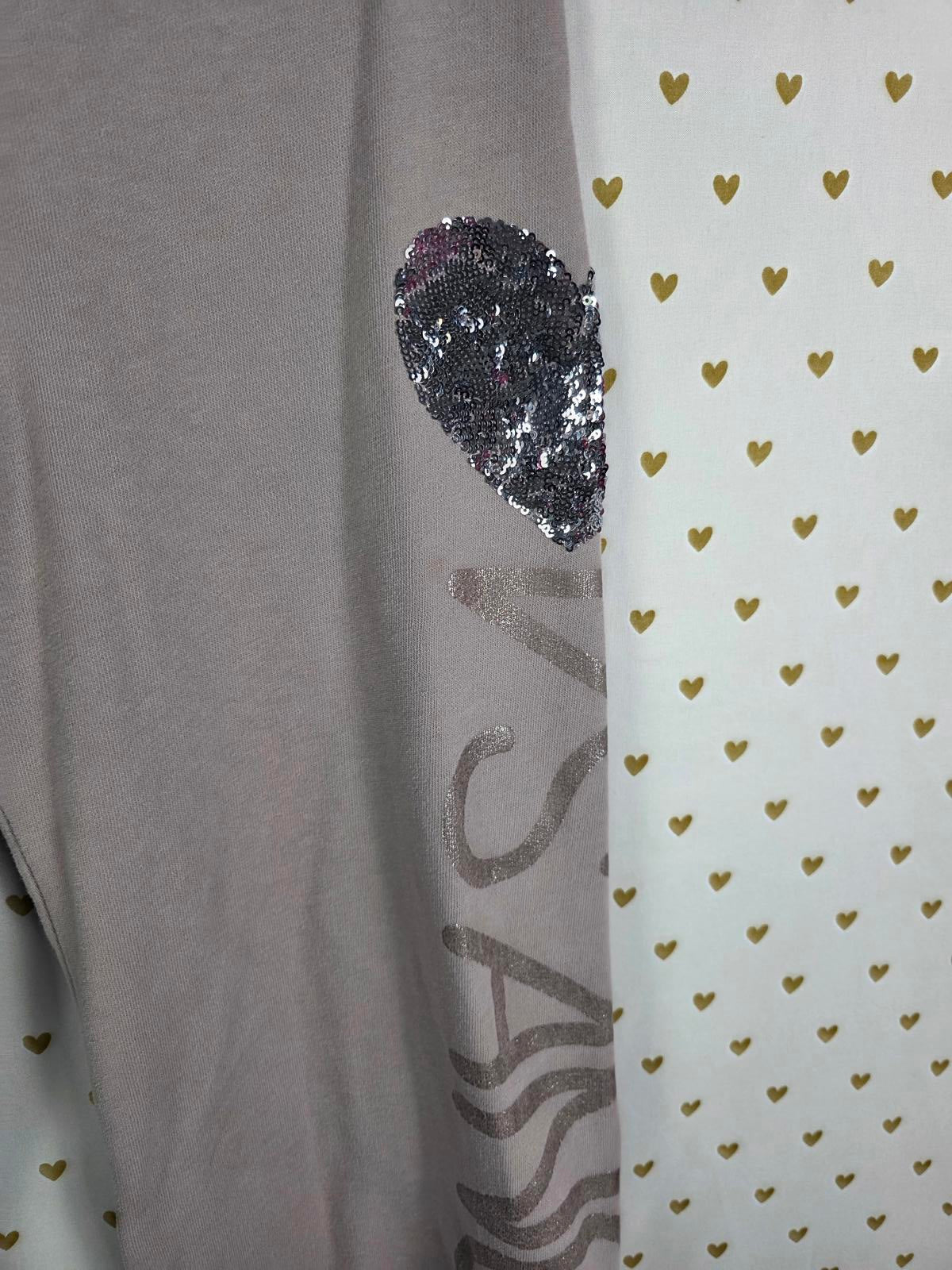 Victorias Secret Bling Heart ANGEL Straight Sweatpants XS Supermodel Essentials
