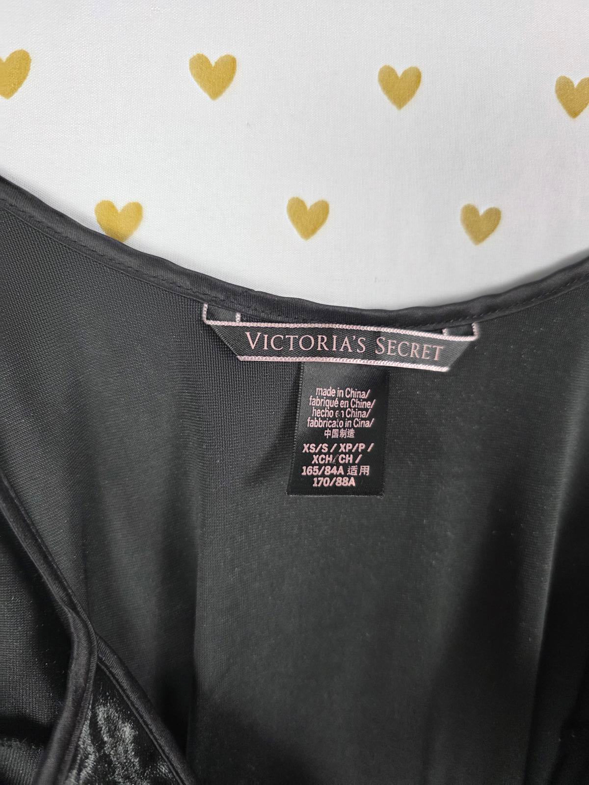 Victorias Secret Crushed Velvet Strappy Sleep Dress Lingerie Nightie XS SMALL