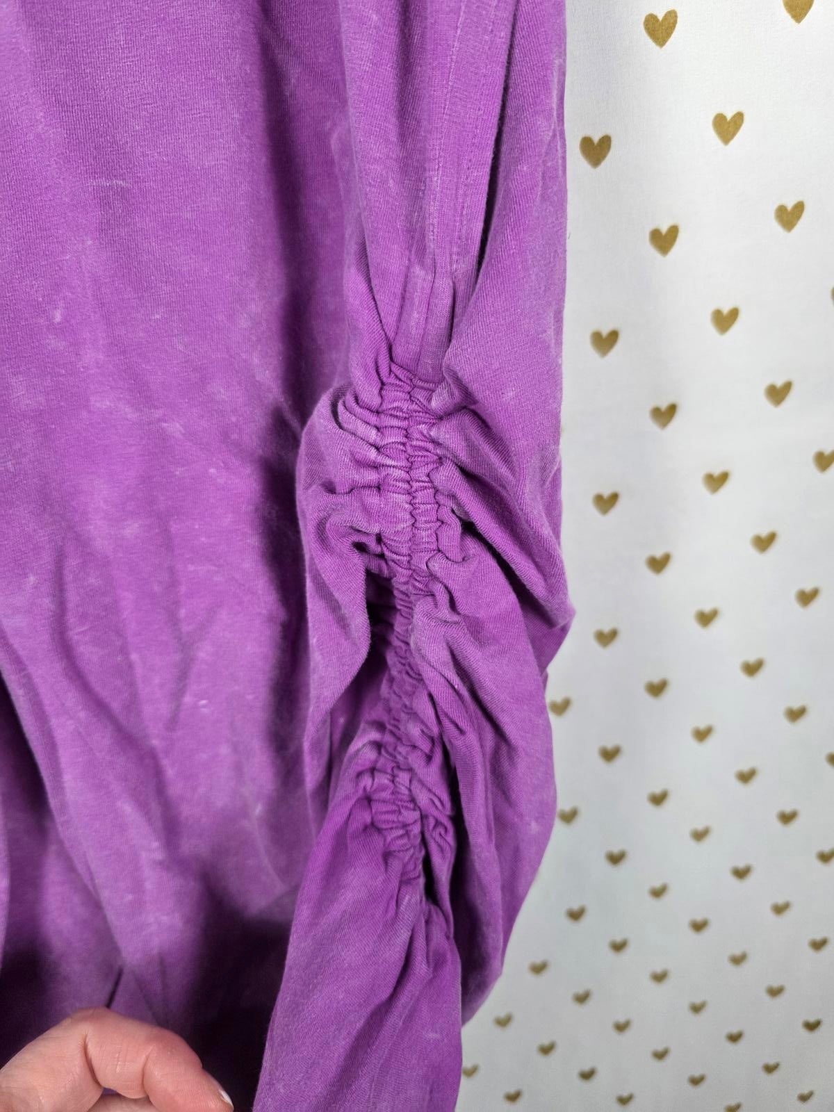 Victorias Secret PINK Purple Cinched T Shirt Dress Sleeveless Medium