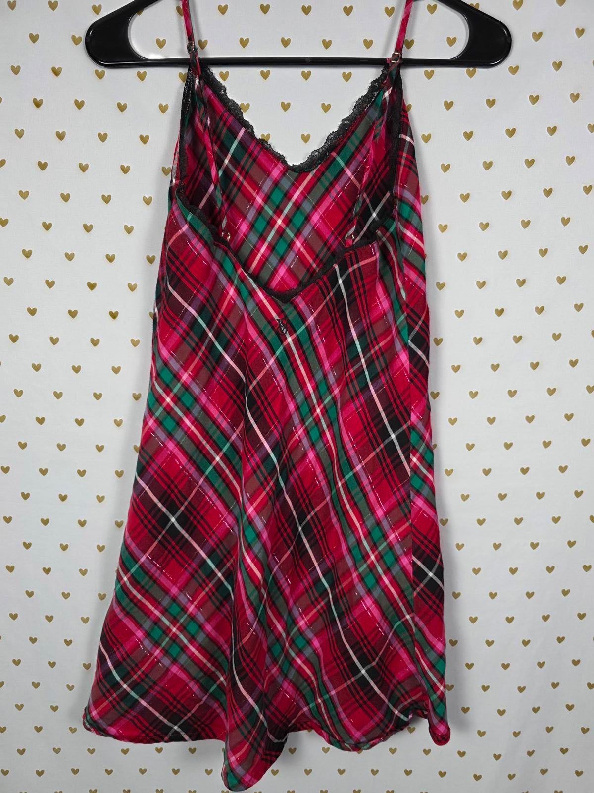 Victorias Secret Plaid Pajama Sleep Dress Nightie PJ XS