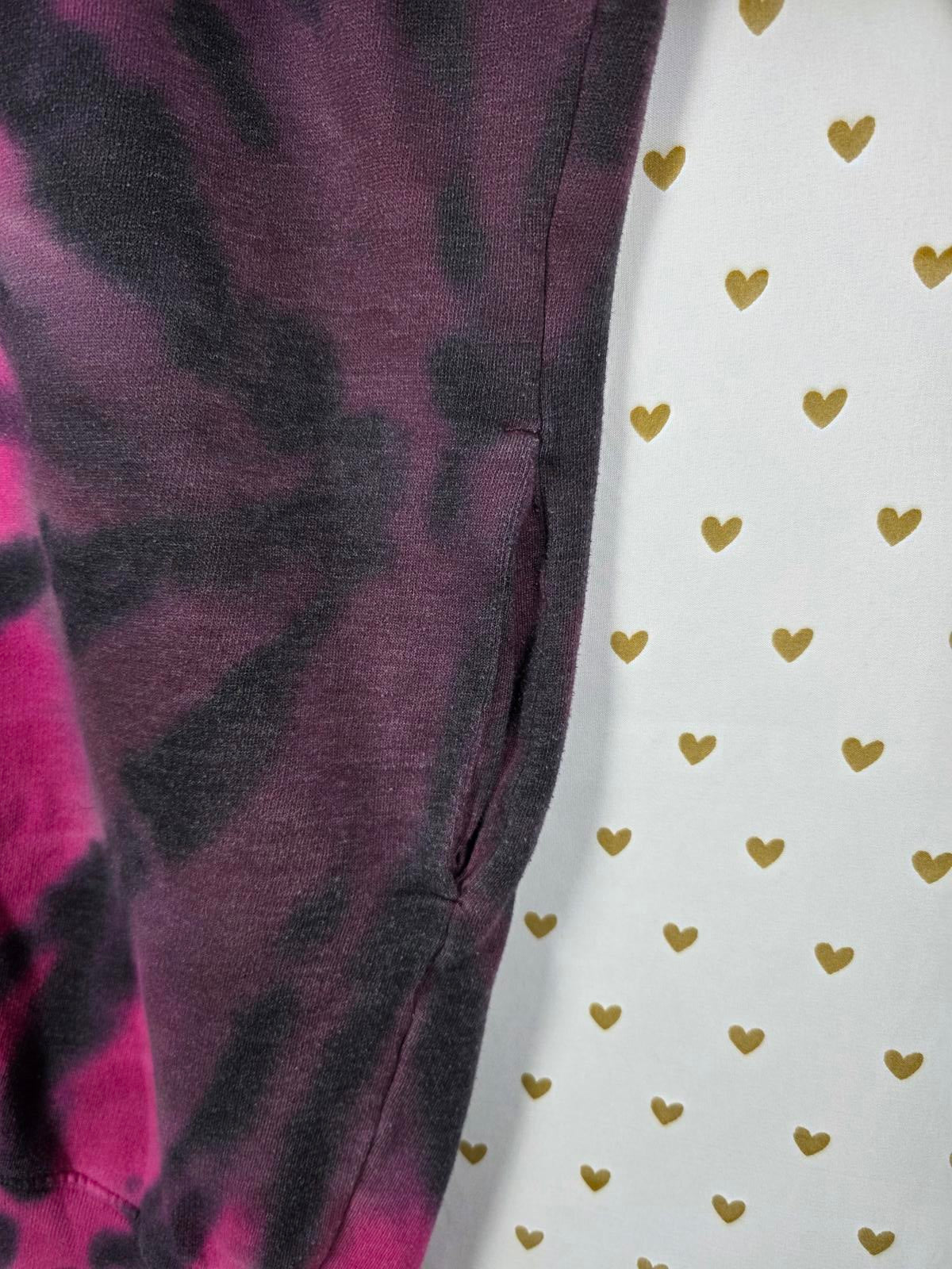 Victorias Secret Pink Tye Dye Logo SWEATER DRESS Long Oversized SMALL
