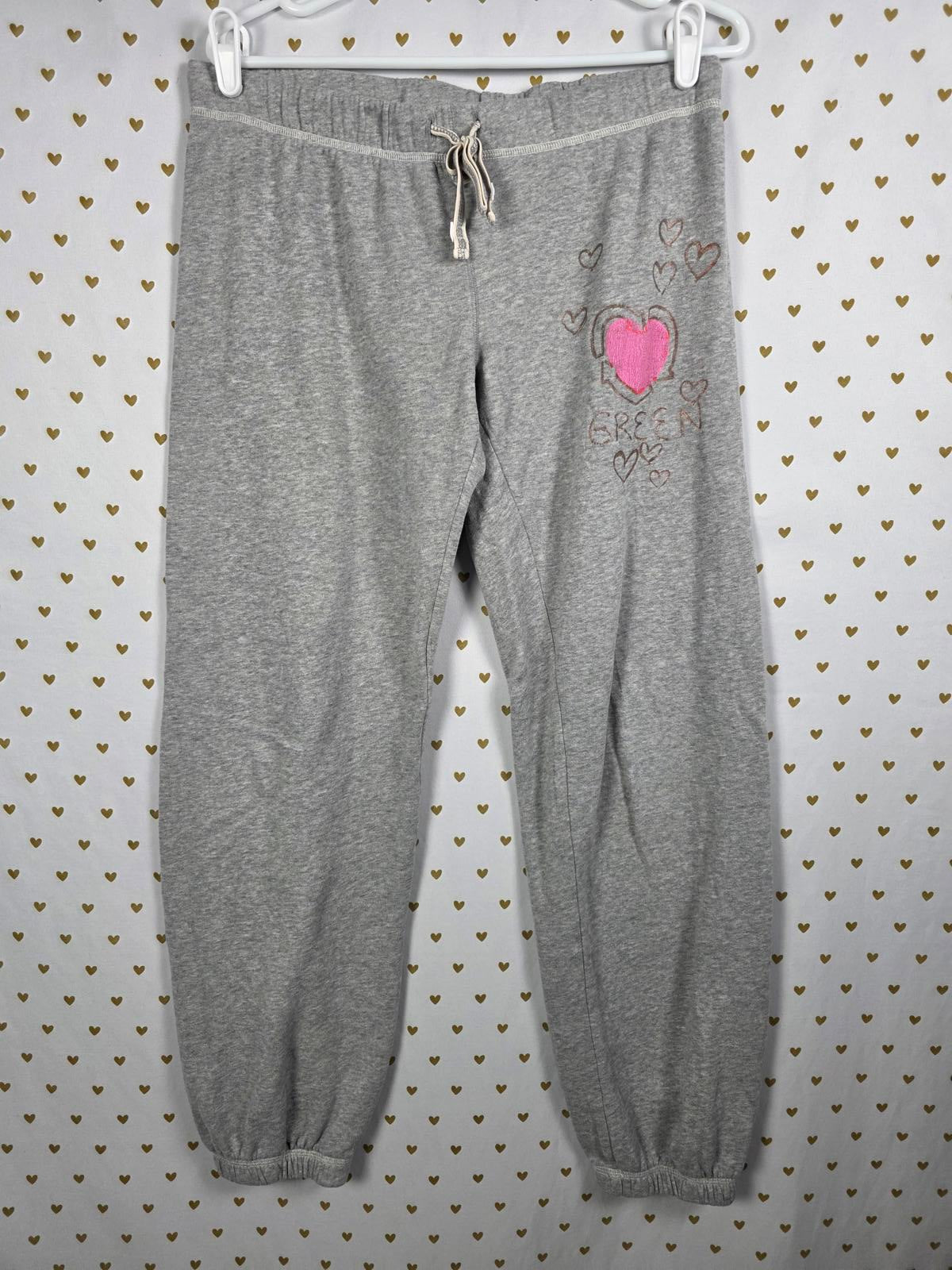 Victorias Secret PINK VINTAGE Logo Butt Sweatpants Y2K Small Grey